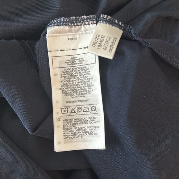 Adidas terrex half-zip long sleeve, legend ink, small - Picture 8 of 8